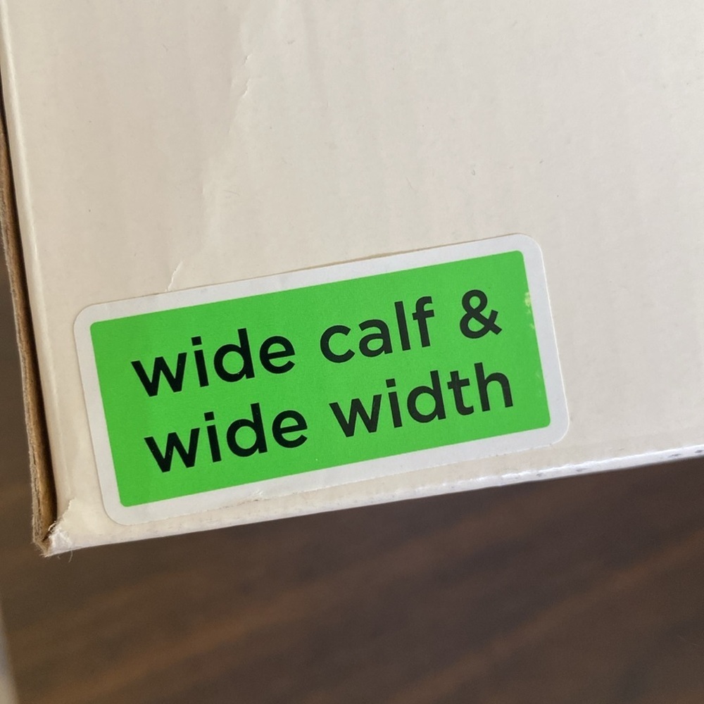 NWT Elegant Brown Leather Knee-High Boots - Picture 6 of 6